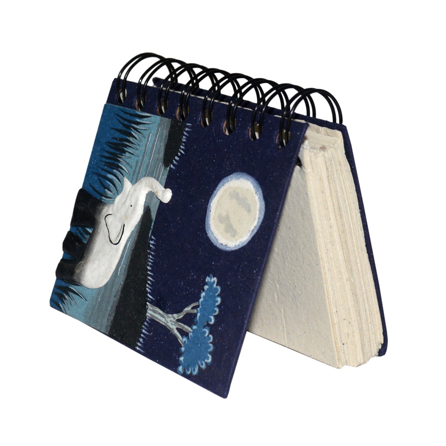 Small Notebook Elephant Midnight Blue