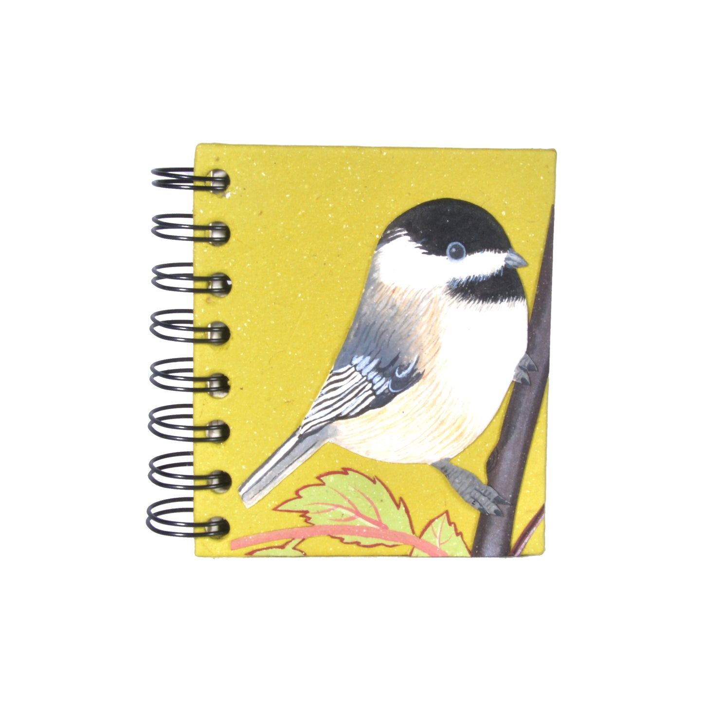 Small Notebook Chickadee Embossed