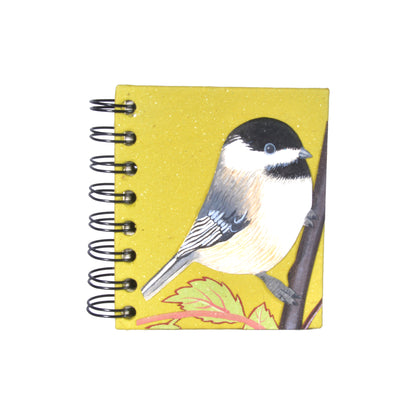 Small Notebook Chickadee Embossed