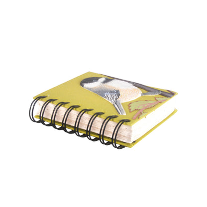 Small Notebook Chickadee Embossed