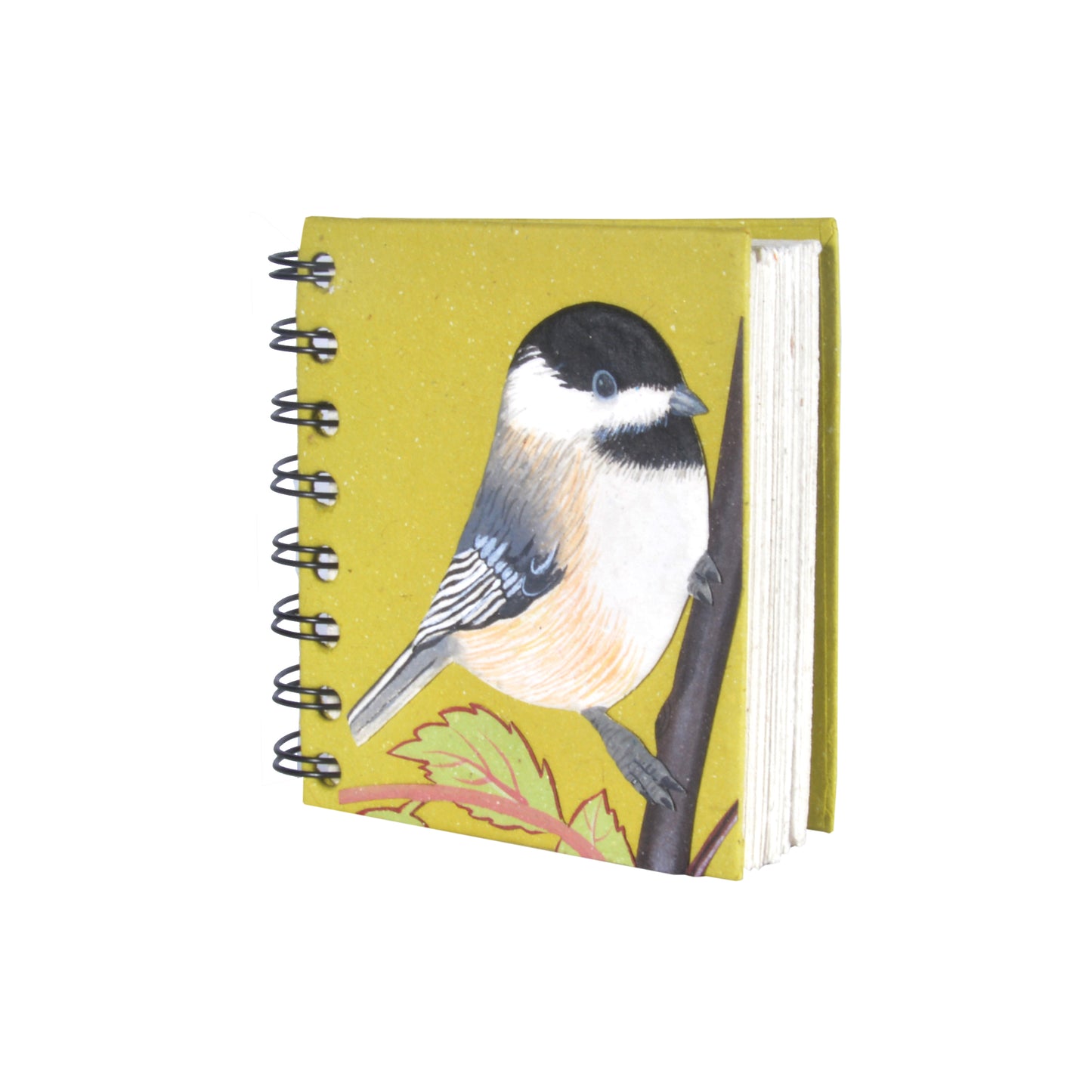 Small Notebook Chickadee Embossed