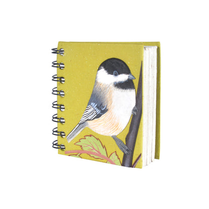 Small Notebook Chickadee Embossed