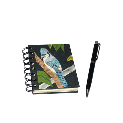 Small Notebook Blue Jay Embossed