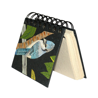 Small Notebook Blue Jay Embossed
