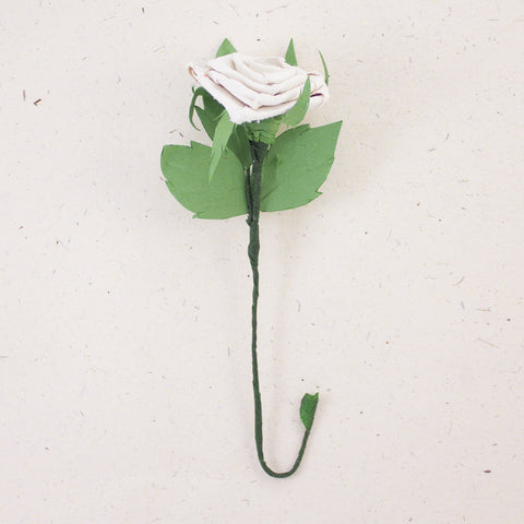 Paper Rose White