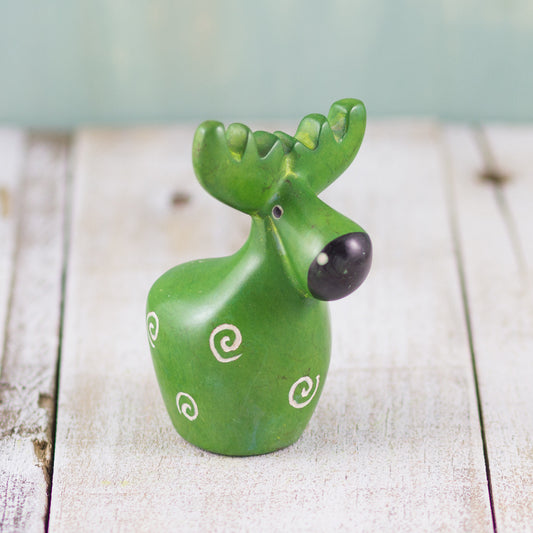 Soapstone Moose Green