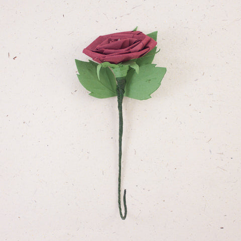 Paper Rose Maroon