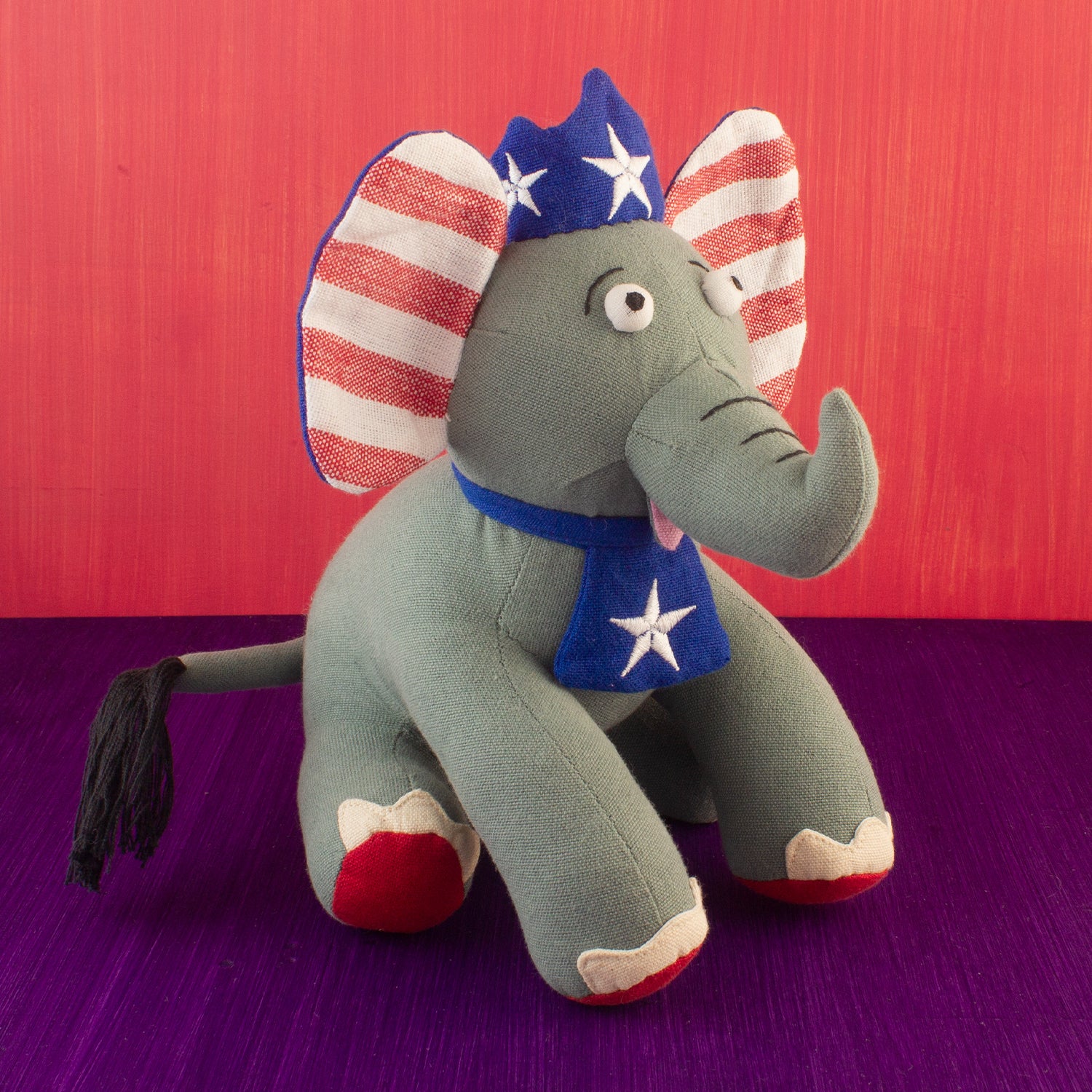 Patriotic Elephant Doll