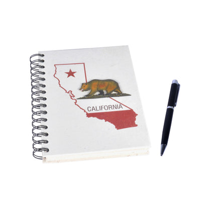 Large Notebook California State Flag