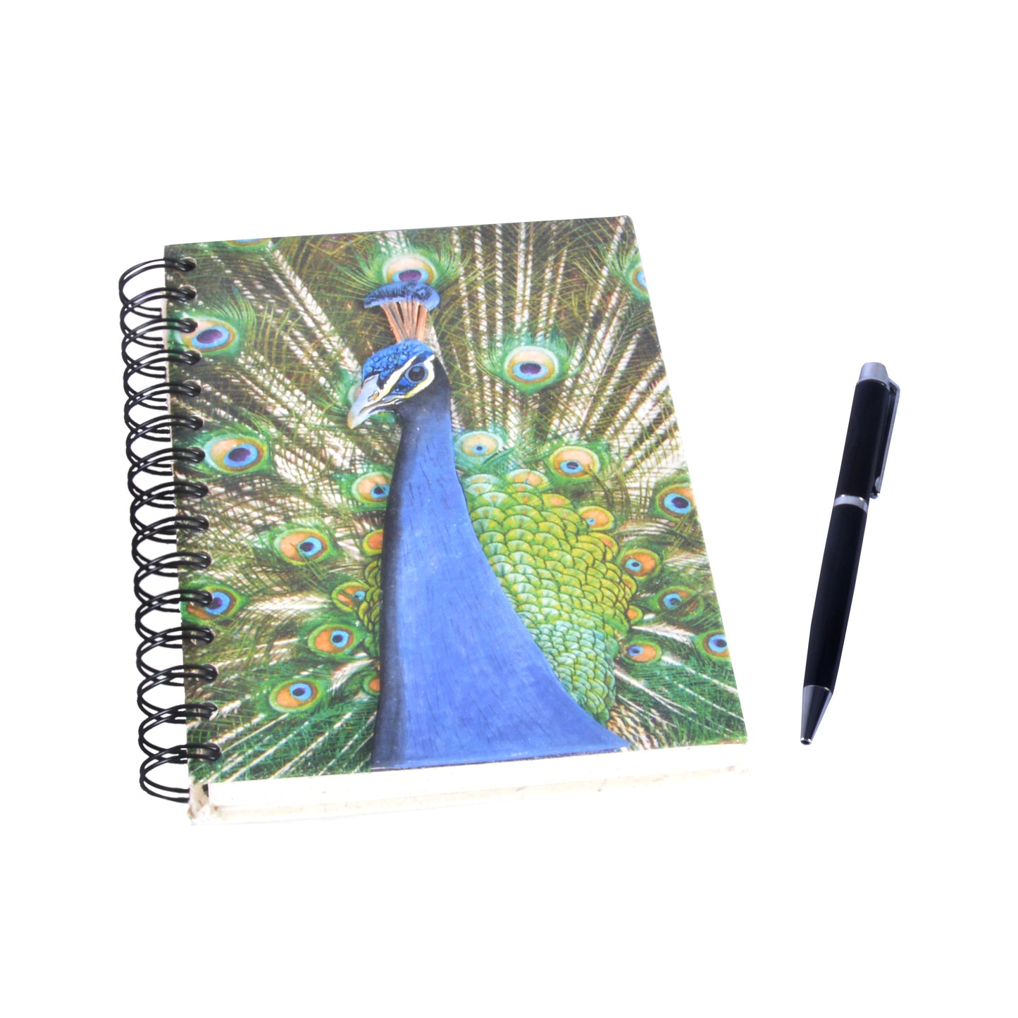 Large Notebook Peacock Embossed