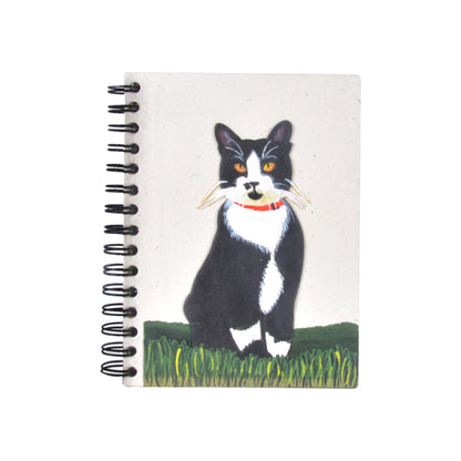 Large Notebook Tuxedo Cat Socks