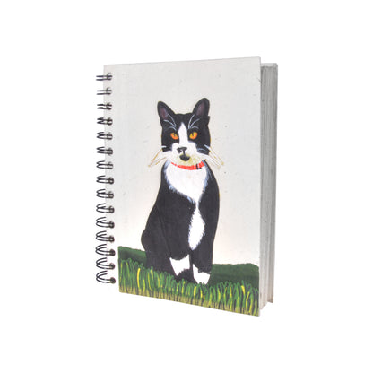 Large Notebook Tuxedo Cat Socks