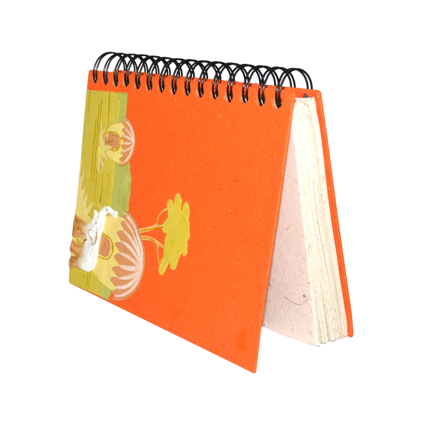 Large Notebook Elephant Orange