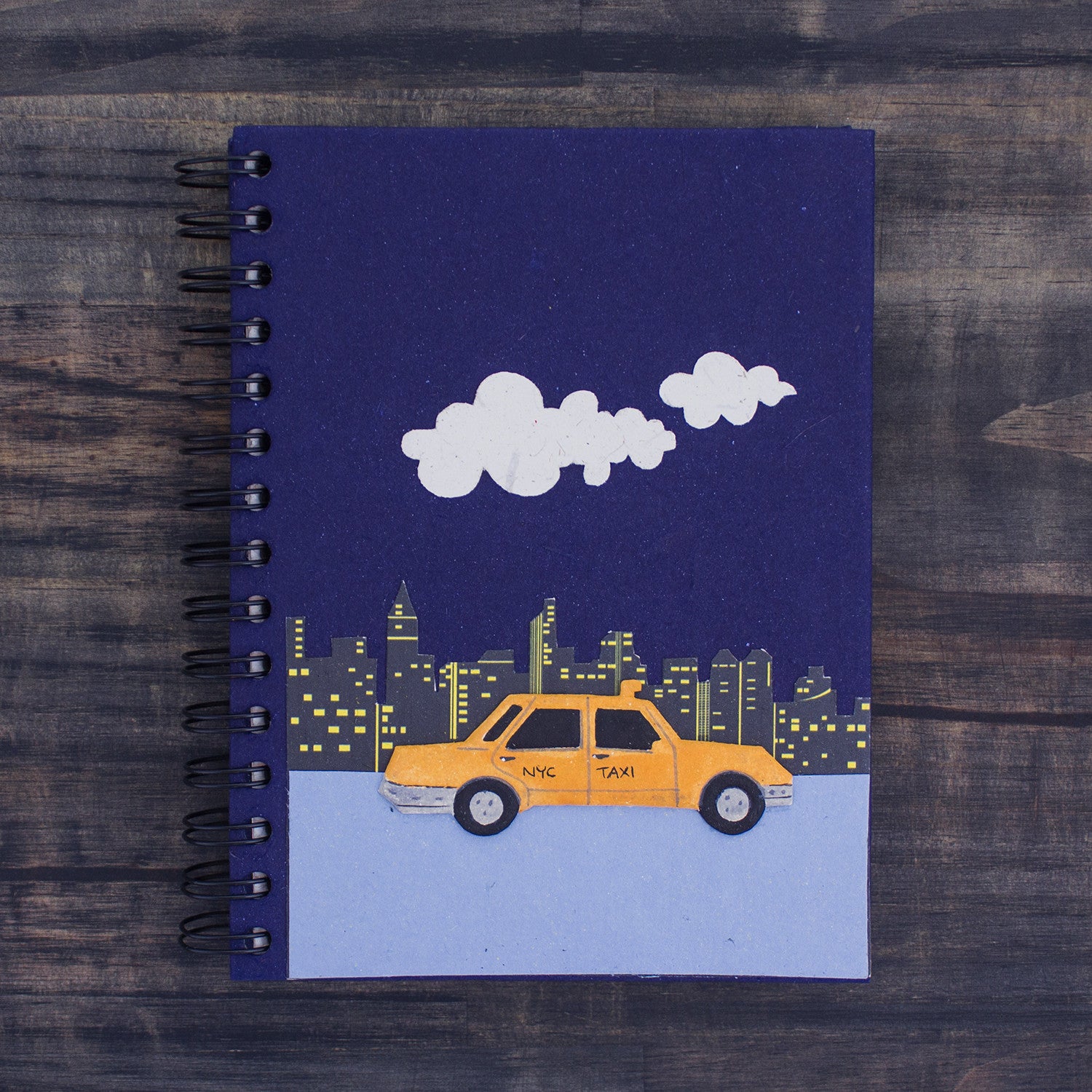 Large Notebook NYC Taxi Dark Blue