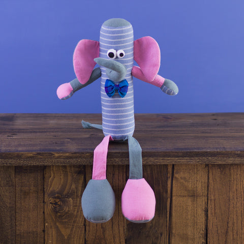 Tube-Shaped Doll Elephant