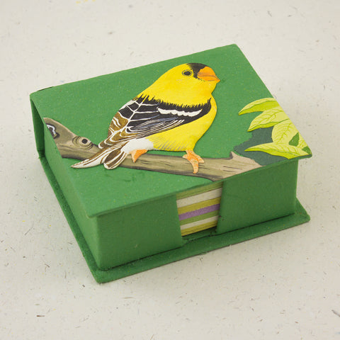 Note Box Goldfinch Embossed