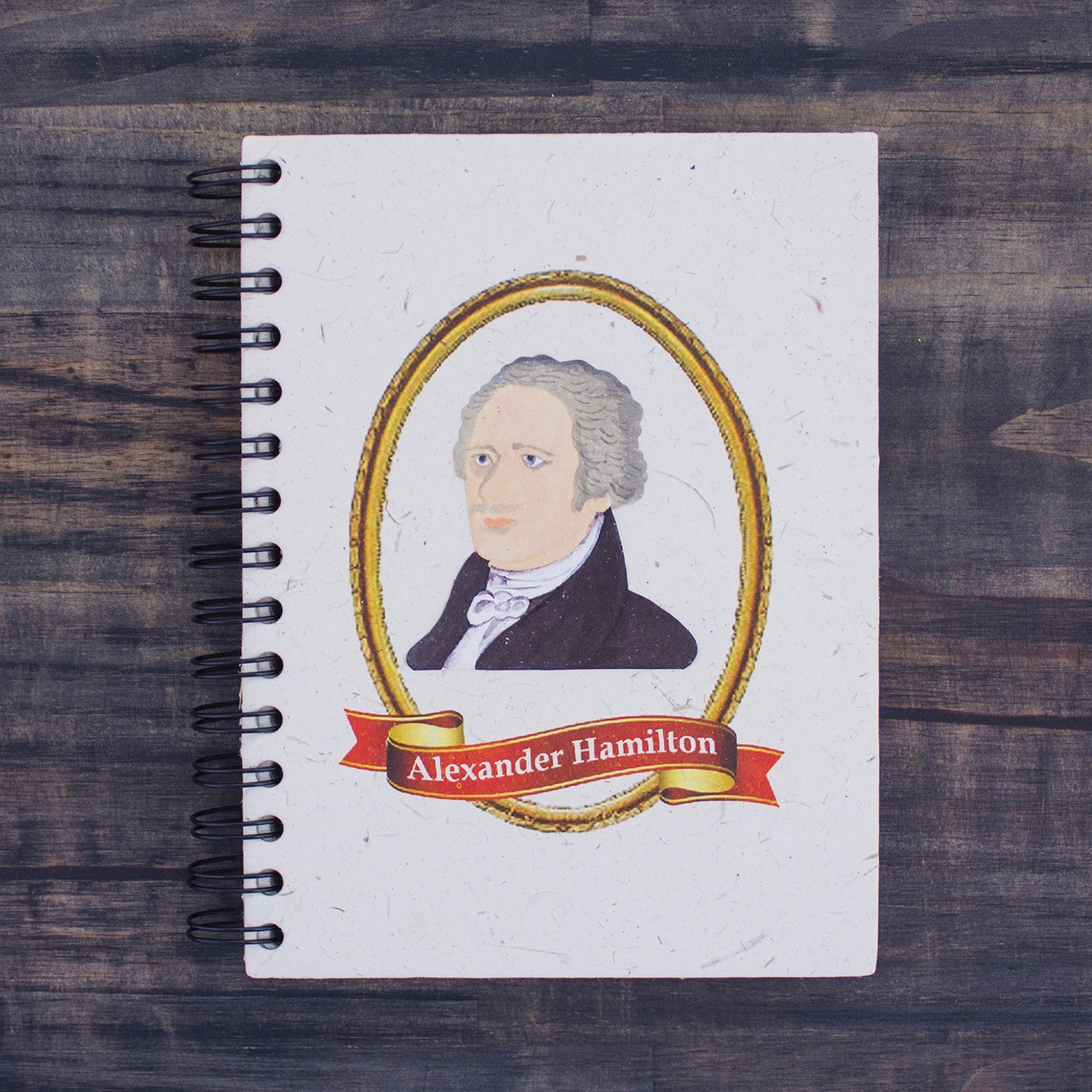 Large Notebook Alexander Hamilton Natural White