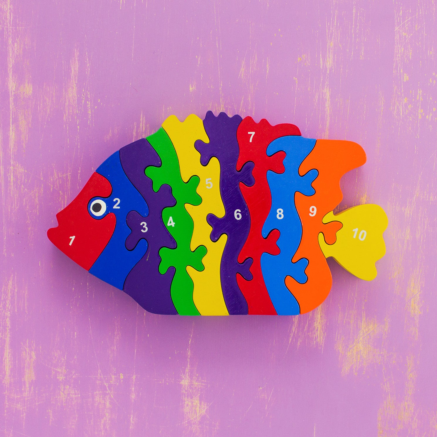 Wooden Puzzle Tropical Fish