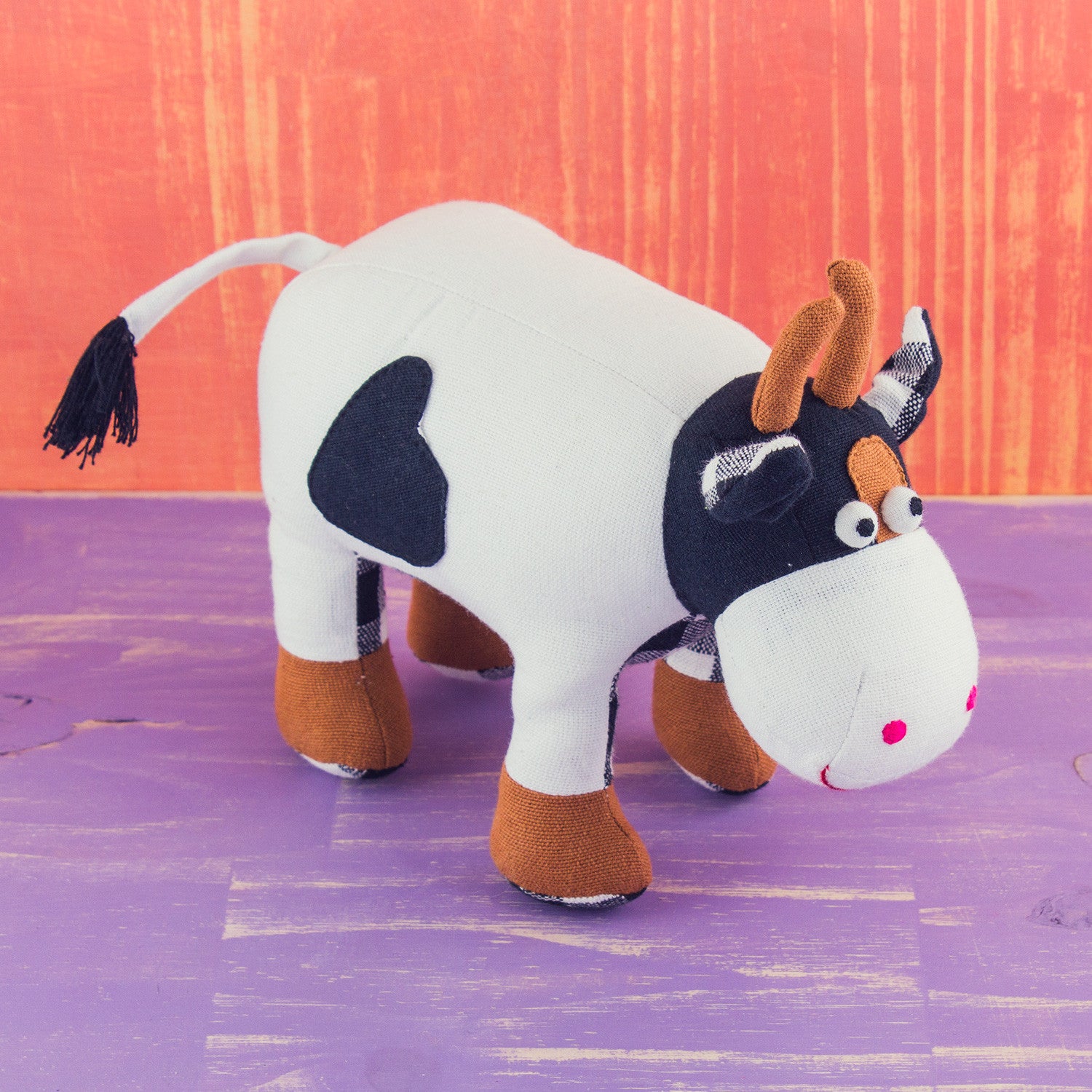 Fabric Plush Cow