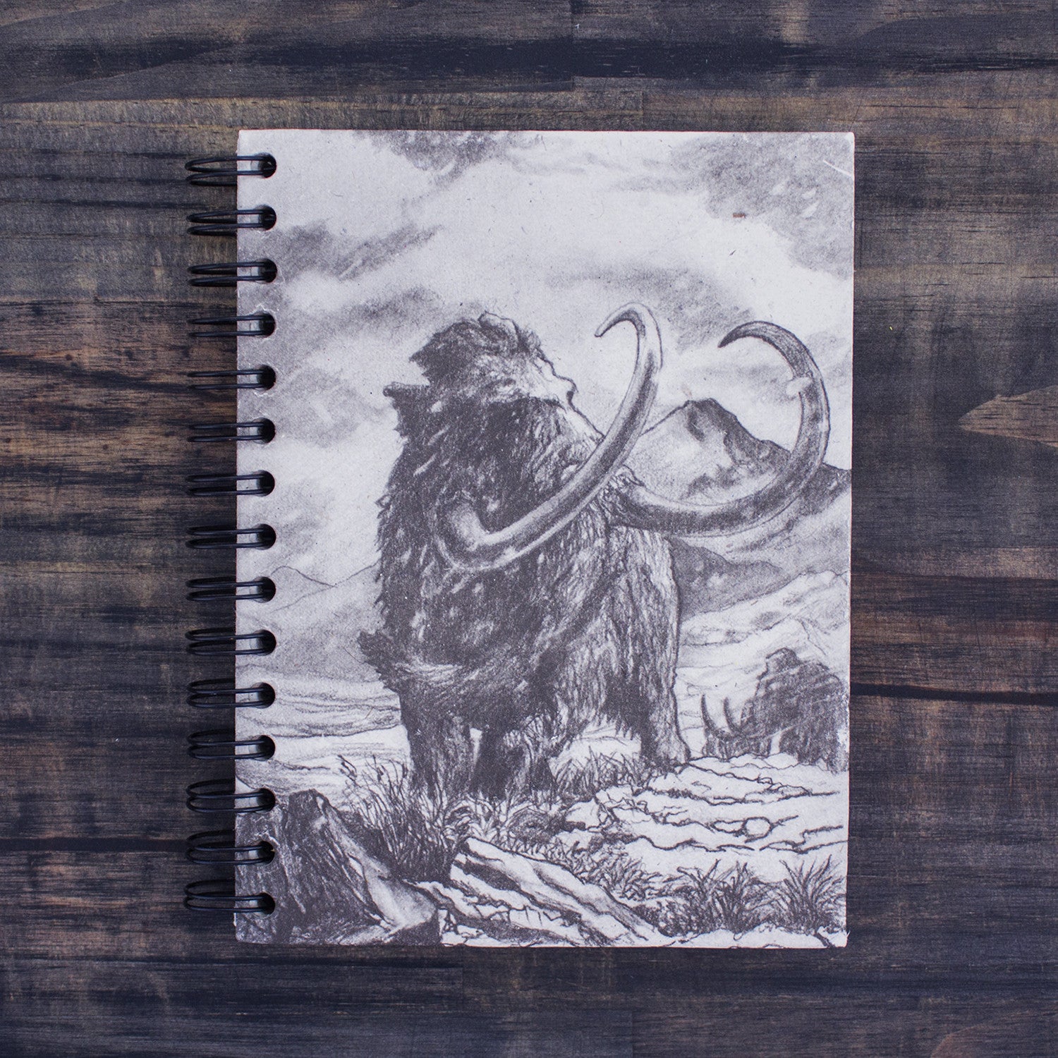 Large Notebook Mammoth Sketch
