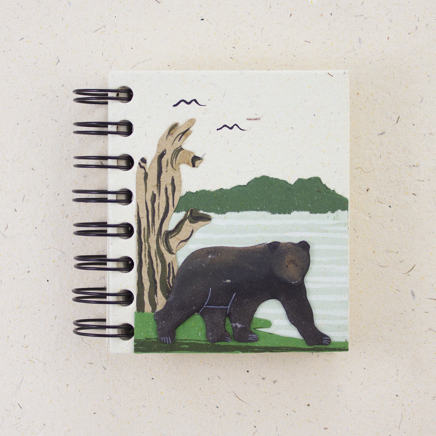 Small Notebook Bear Natural White