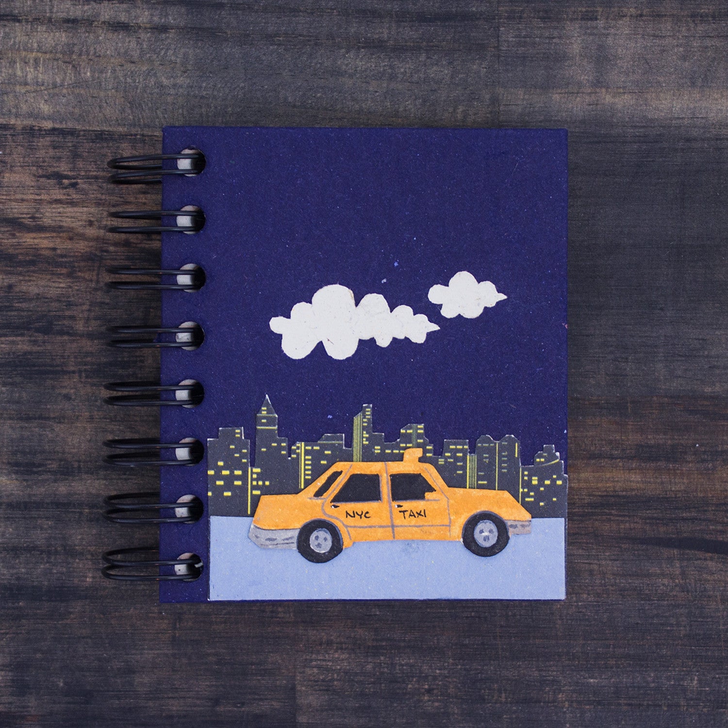 Small Notebook NYC Taxi Dark Blue