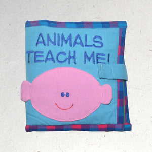 Animals Teach Me Kids Fabric Book