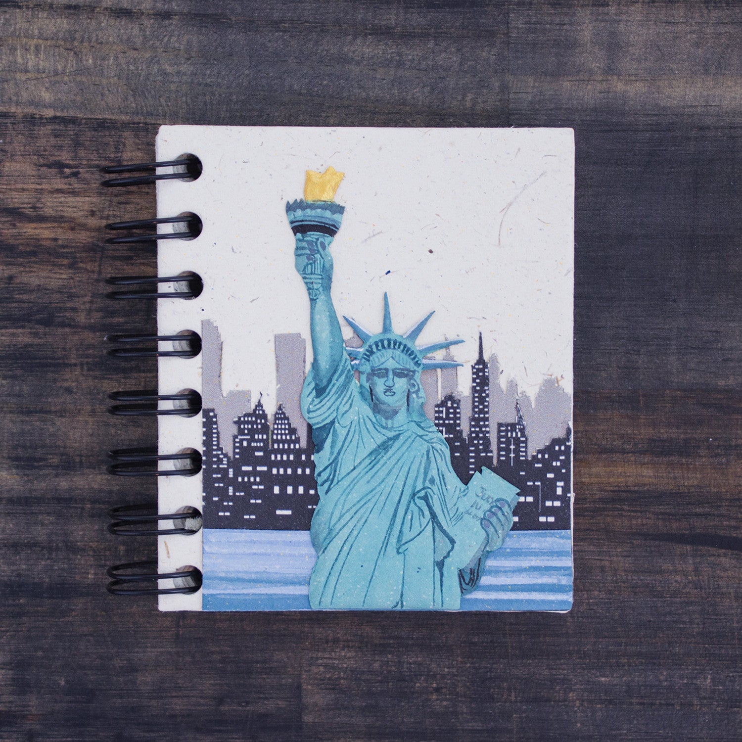 Small Notebook Statue of Liberty Natural White