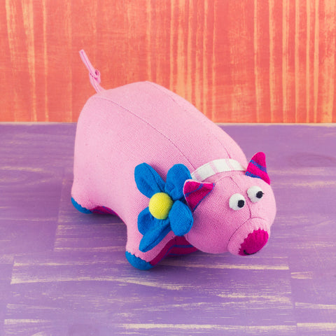 Fabric Plush Pig