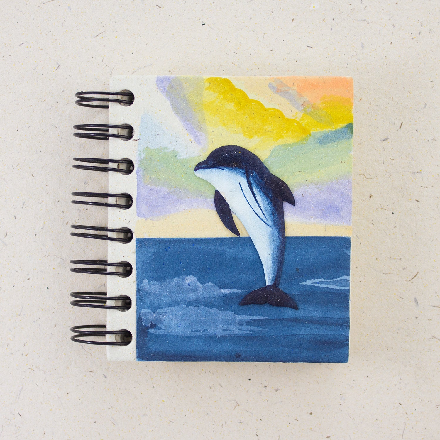 Small Notebook Dolphin Natural White