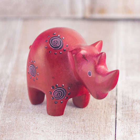 Soapstone Rhino Red
