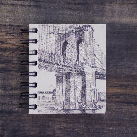 Small Notebook Brooklyn Bridge Sketch
