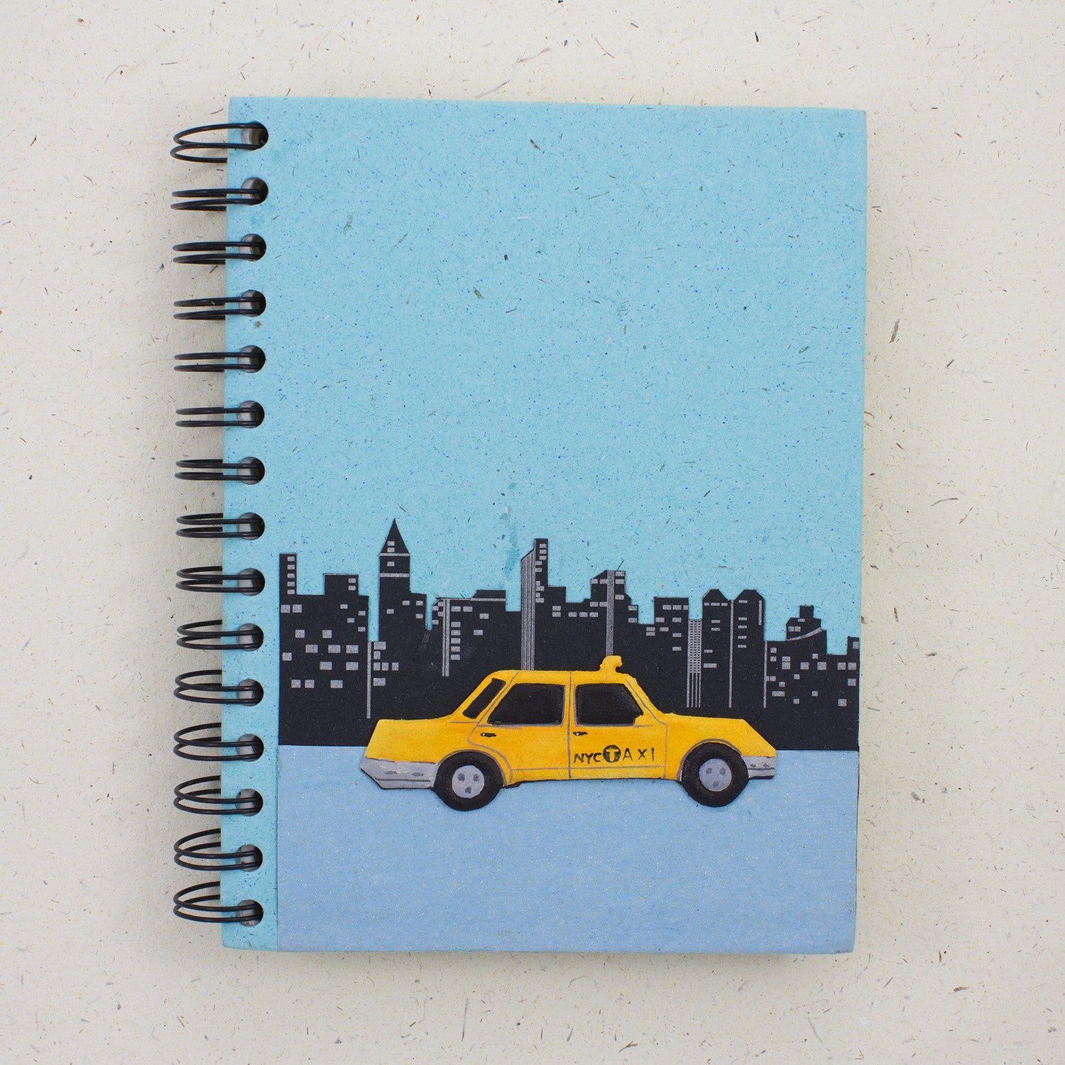 Large Notebook NYC Taxi Robin's Egg Blue