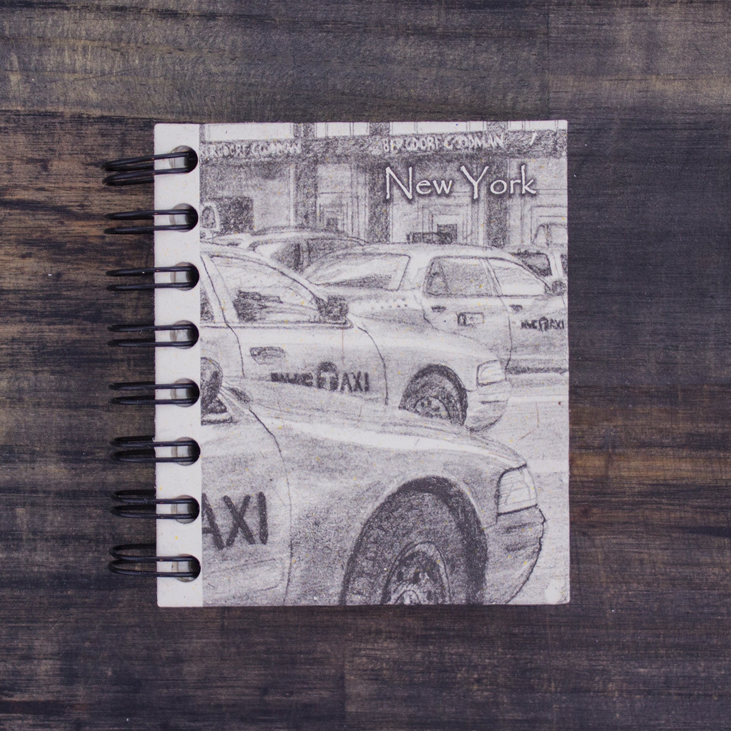 Small Notebook NYC Taxi Sketch