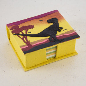 Note Box T-Rex Yellow