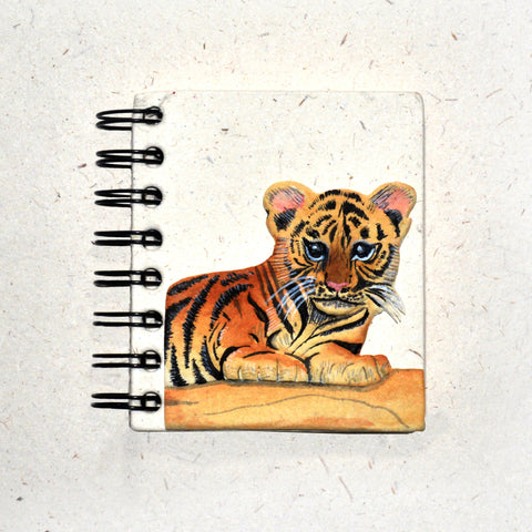 Small Notebook Baby Tiger