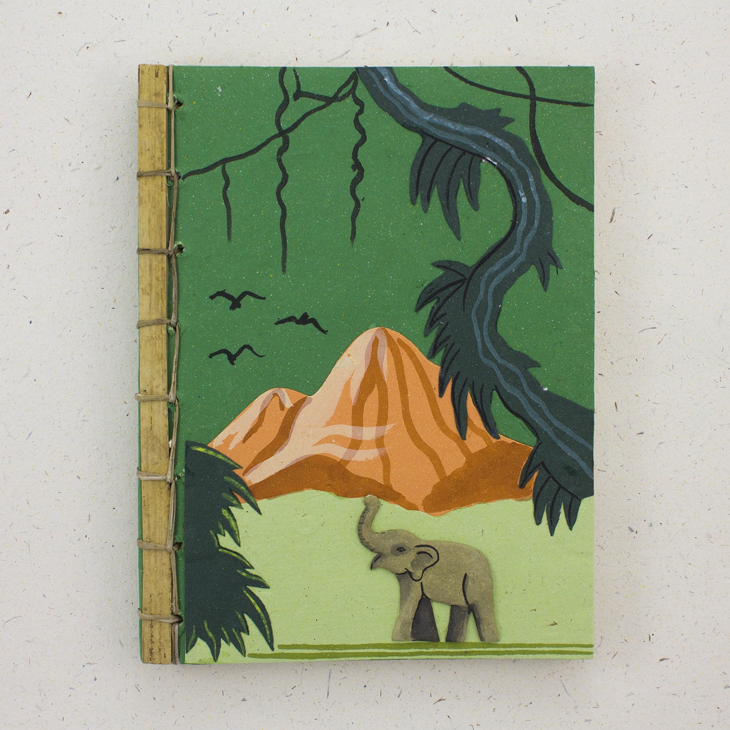 Bamboo Spine Book Dark Green