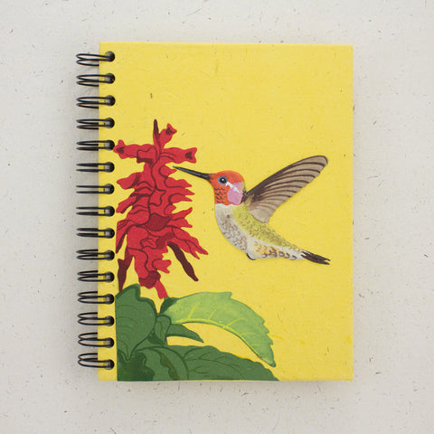 Large Notebook Hummingbird Embossed