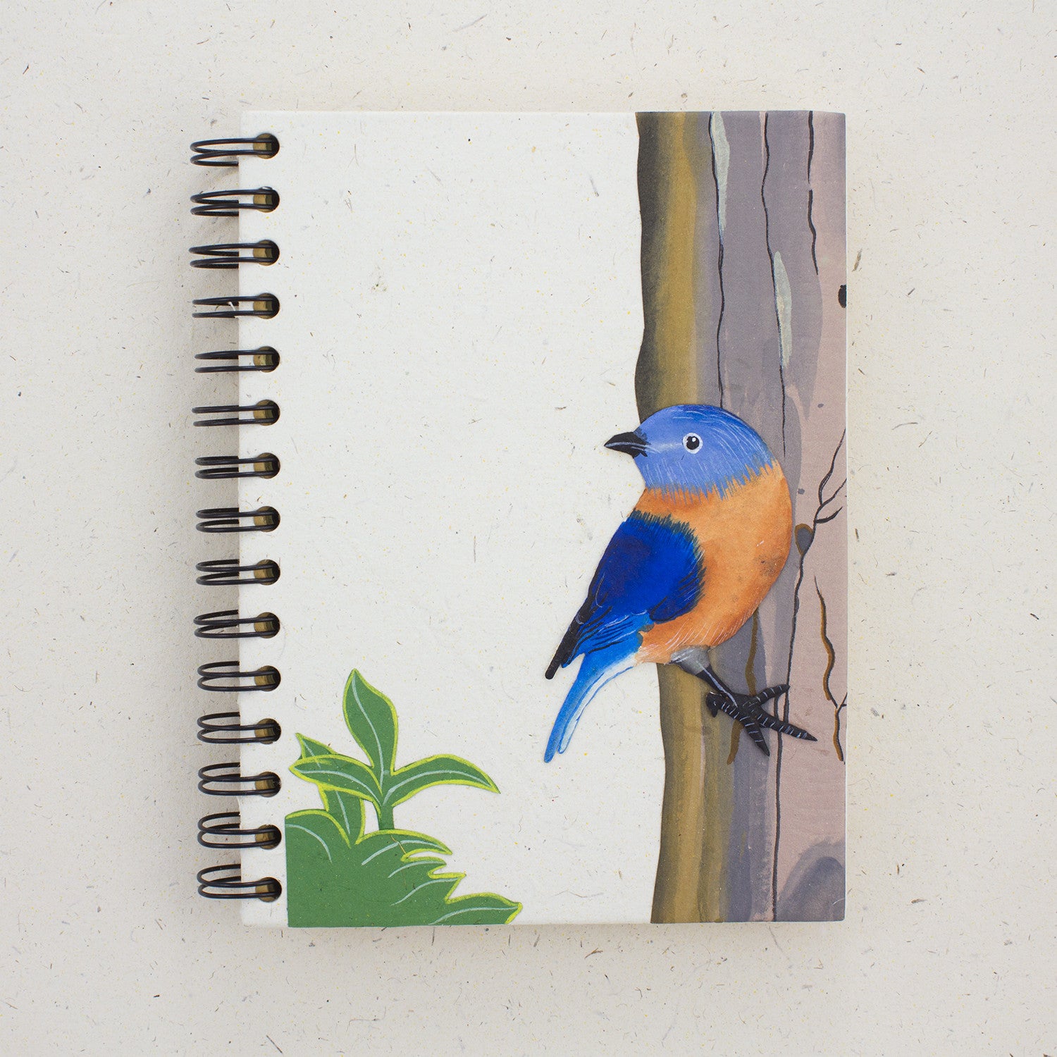 Large Notebook Bluebird Embossed