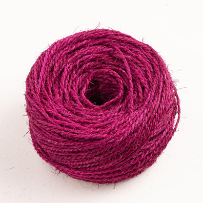 Coconut Fiber Rope Bobbin Magenta