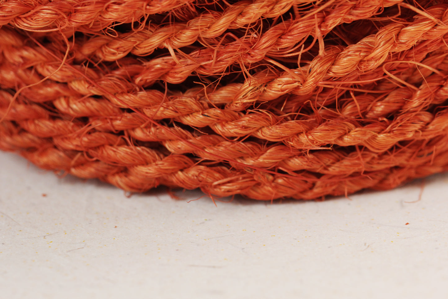 Coconut Fiber Rope Bobbin Tangerine