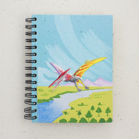 Large Notebook Pterodactyl Robin's Egg Blue