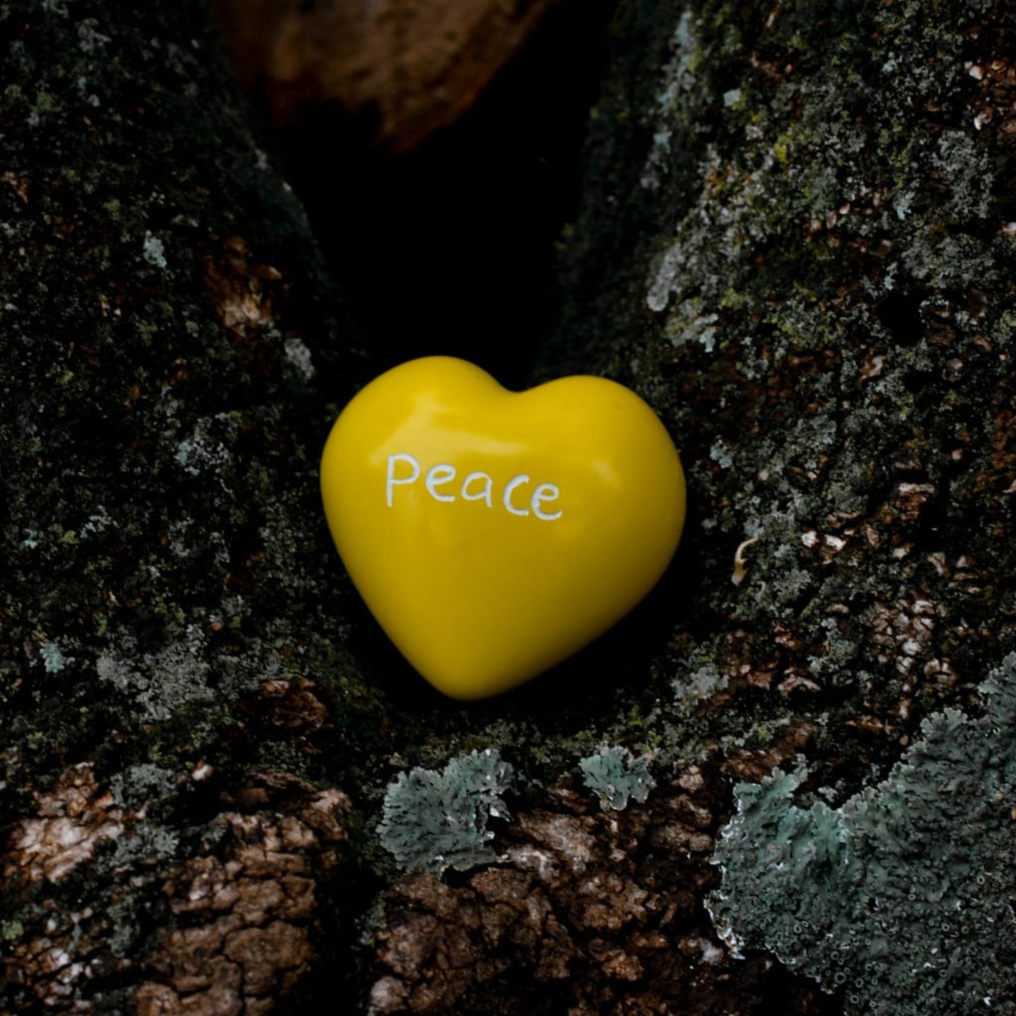 Soapstone Peace Heart