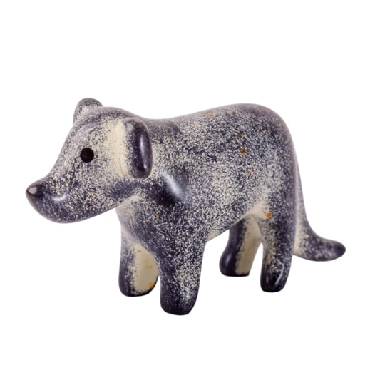 Soapstone Dark Blue Spotted Dog
