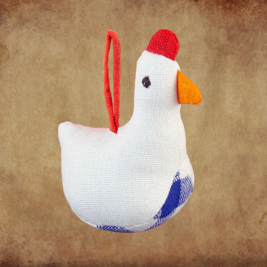 Fabric Ornament Hen