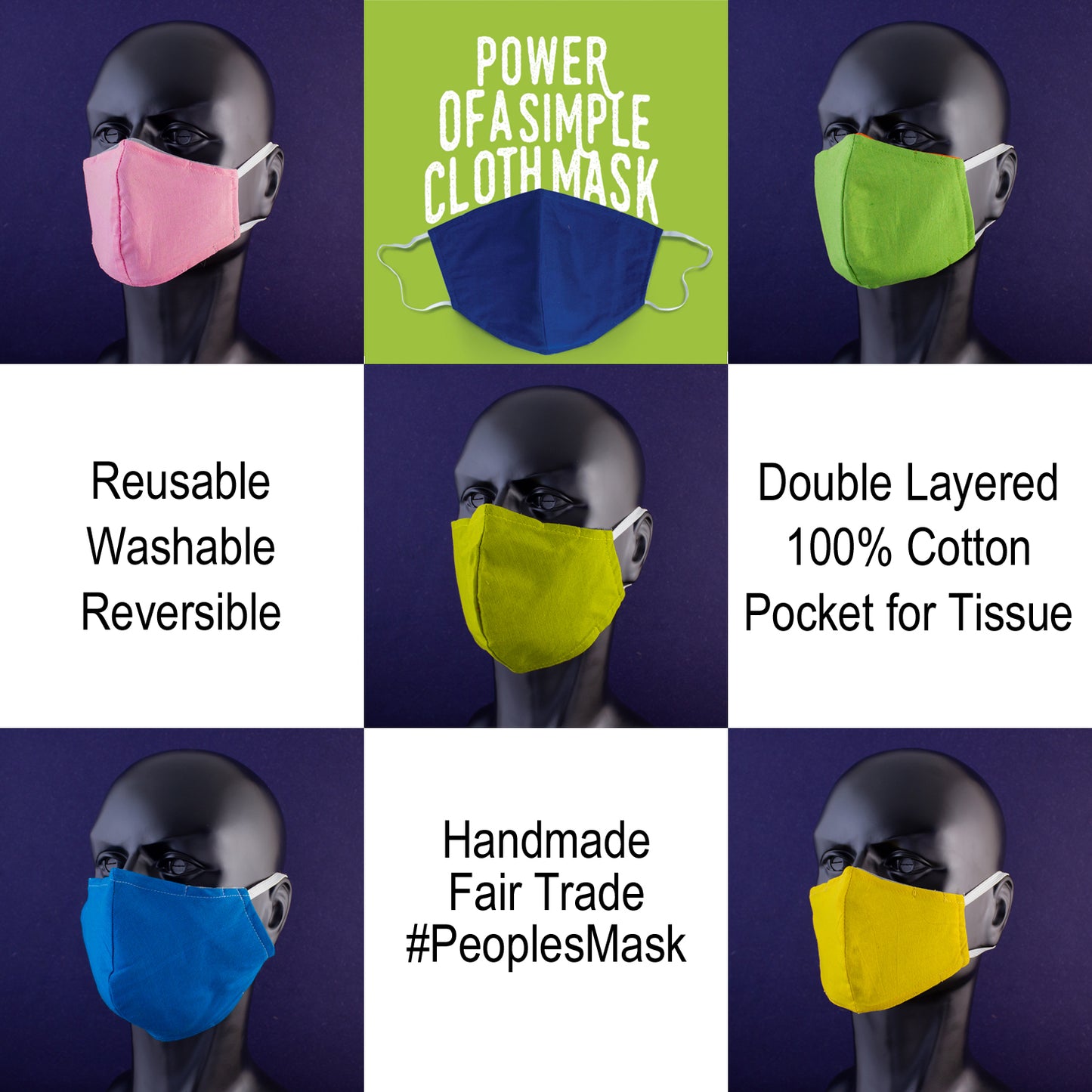 People's Fabric Mask Large