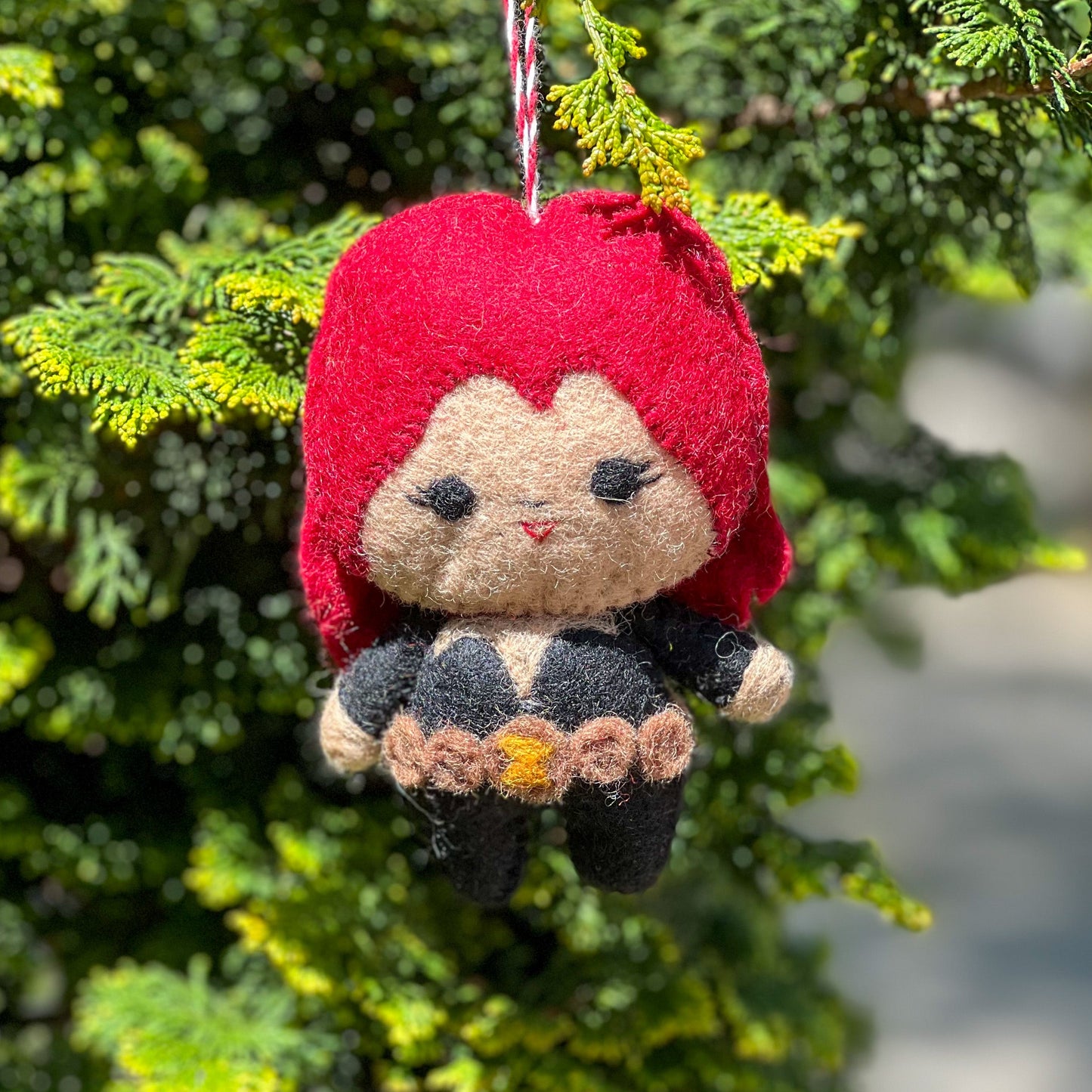 Felt Ornament - Scarlet Phantom