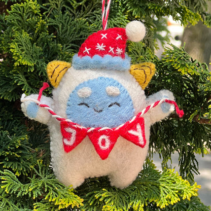 Felt Ornament - Yeti