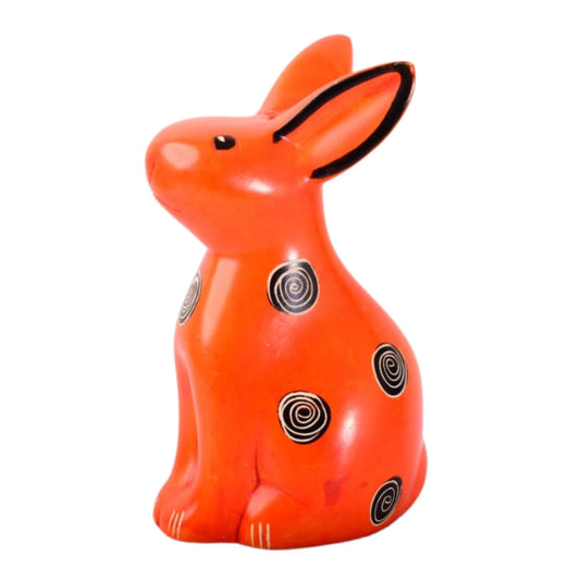 Soapstone Orange Bunny