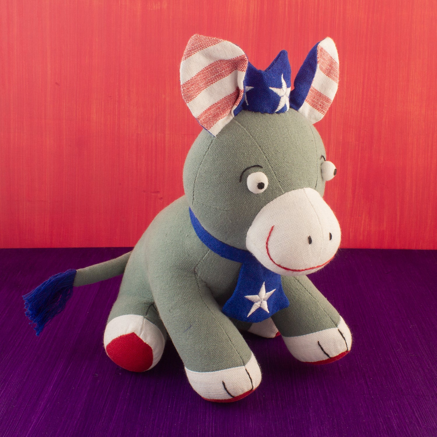 Patriotic Donkey Doll